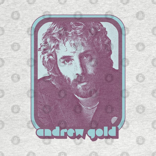 Andrew Gold /  / 80s Retro Aesthetic Fan Art Design by DankFutura